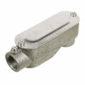 American Imaginations 0.5 in. Galvanized Steel Grey E.M.T. Access Fitting- Type LB AI-36674